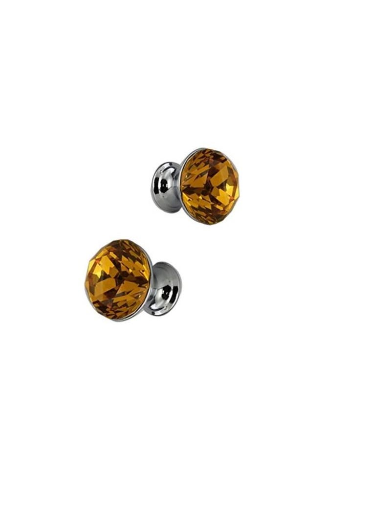 Generic 8 pcs Crystal Knob-Acrylic -Brown  - Image 3