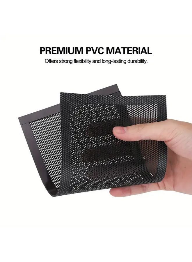 Magnetic PC Fan Dust Filter 4.72x4.72 Inch For Hair Pet Fur Blocking - Image 4