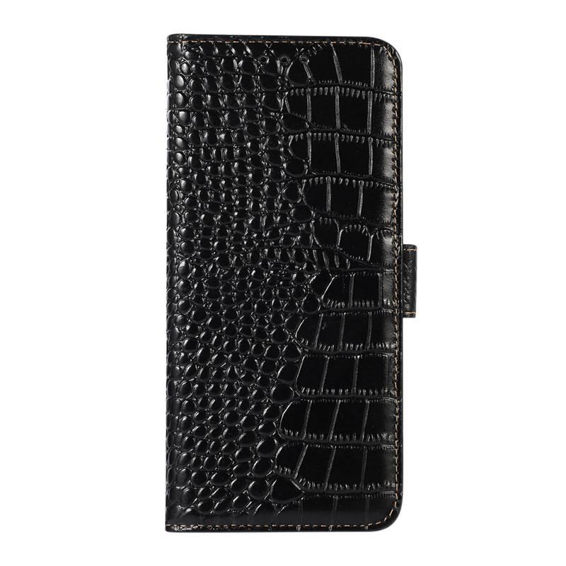 Leather Texture Phone Case for redminote14pro4g/ with Shockproof and Drop Protection plus Shockproof plus Two-Tone Design plus Scratch Resistant in Brown - Image 4