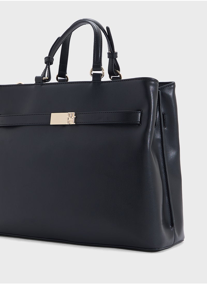 TOMMY HILFIGER HERITAGE SATCHEL  - Image 4
