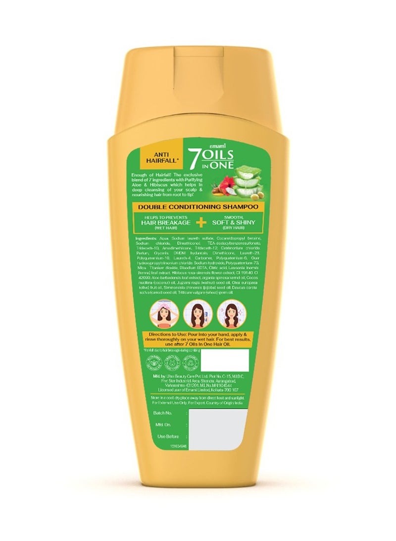 emami 7 Oil In One Double Conditioning Shampoo Purifying Aloe Vera 400ml  - Image 3