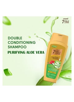 emami 7 Oil In One Double Conditioning Shampoo Purifying Aloe Vera 400ml  - Image 5
