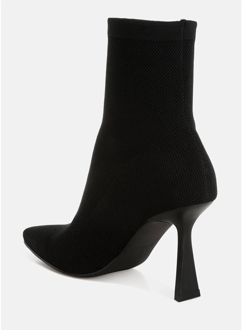 London Rag black London Rag Women's Knitted Sock Boots in Black for Women | Best Price UAE