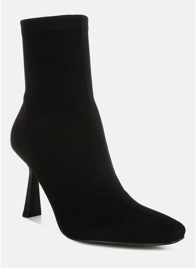 London Rag black London Rag Women's Knitted Sock Boots in Black for Women | Best Price UAE