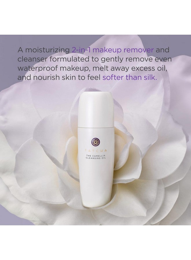 TATCHA Atcha Pure One Step Camellia Cleansing Oil: 2 In 1 Makeup Remover To Gently Cleanse And Dissolve Waterproof Makeup Leaving Silky Skin 150 Ml ; 5.1 Oz - Image 4
