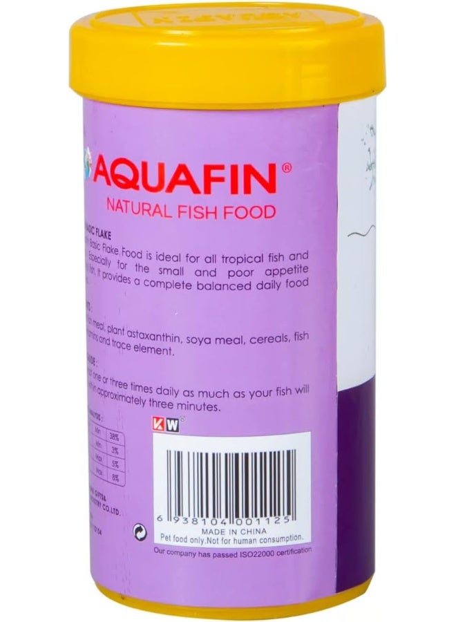 AQUAFIN Aquafin Basic Flake, Complete balanced daily food for all fishes 500 ml  - Image 2