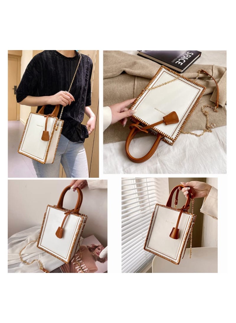 SYOSI DIY Leather Bag Making Kit, SYOSI PU Leather Bags Making Accessories, for Handbag Purses Crossbody Bags (White) - Image 4