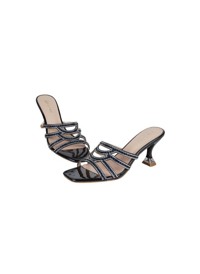 ZAYNA 221-240 Zayna Ladies Kitten Heel Sandals 15C8618-624 - Image 3