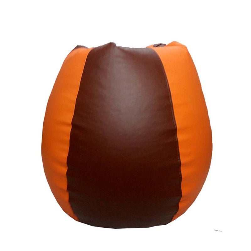TRUE 2 F Teardrop Bean Bag Cover Without Beans Cover only OrangeBrown L - Image 3
