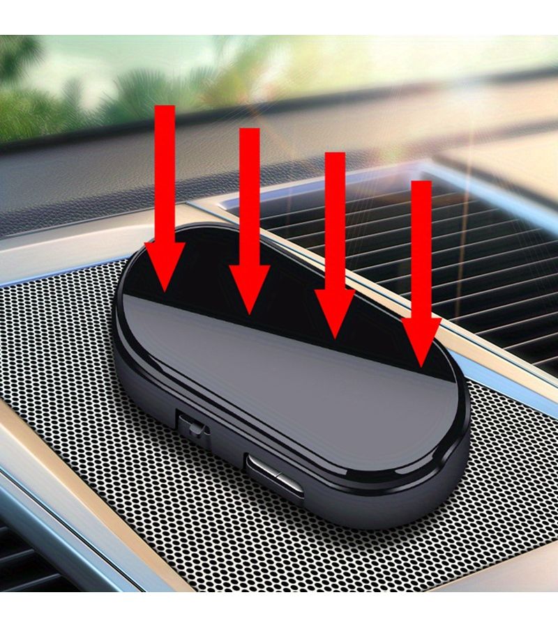 2pcs Red Light Car Anti Theft Led Simulation Indicator Light Decorative Reminder Interior Vehicle Accessory - Image 3