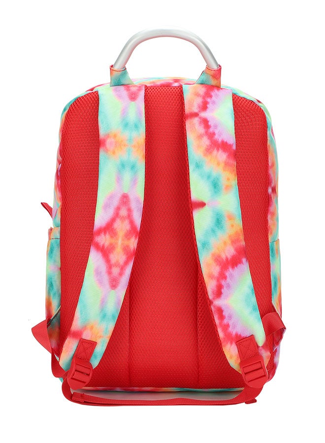 CUBS Watermelon Red Tie Dyed Waterproof Kids 36L Backpack with zip closure Ideal for 8-15 years age group, Compatible with 15" Laptop - Image 3