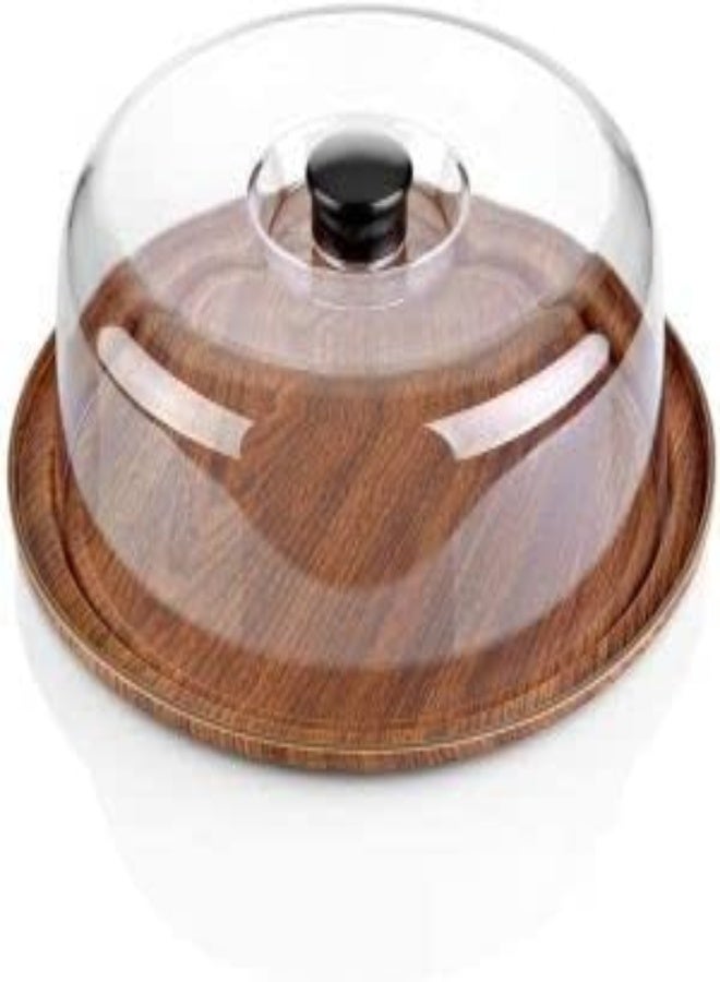 AKDC Evelin Cake Serving Box Container Cake Server Storage Keeper Tray With See-Through. (With Lid) - Image 2