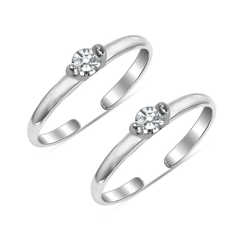 LeCalla خواتم أصابع فضة استرليني 925 نقية للنساء | مجوهرات قدم مميزة مع علامة BIS هال مارك هدية لعيد الميلاد أو الزفاف أو الذكرى السنوية - Image 1