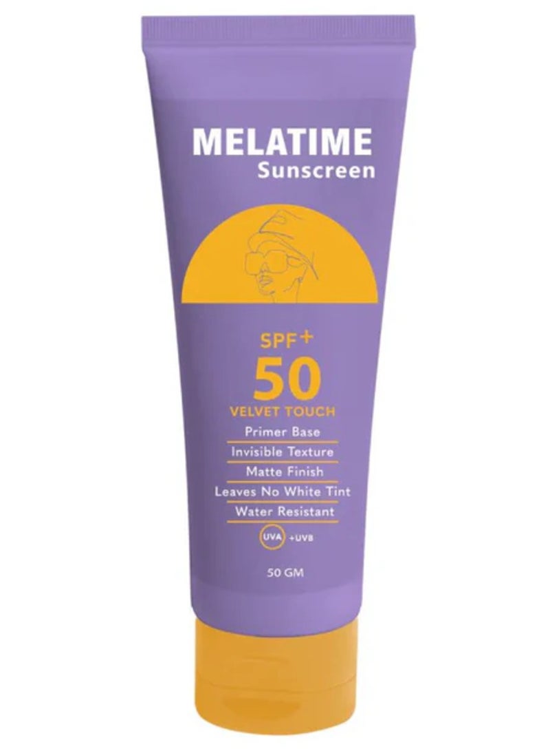 Sunscreen SPF 50 Velvet Touch Water Resistant - 50 GM