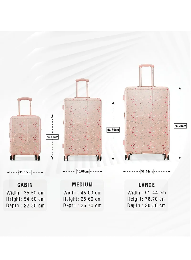 CALVIN KLEIN TERRAZZO ISLAND HS Hardside Spinner Luggage On Wheels, Ultra Lightweight ABS, 4 Double Wheels