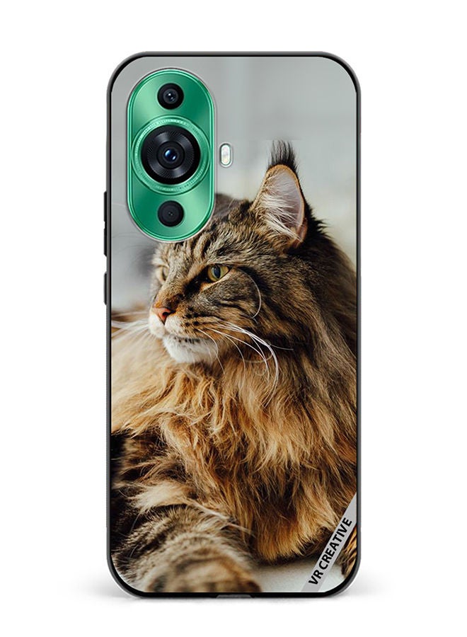 VR CREATIVE Protective Case Cover For Huawei nova 11 Angry Cat Design Multicolour - Image 1