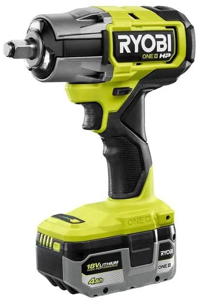 ريوبي RYOBI P262K1 ONE+ HP 18V بدون فرش لاسلكي 4 أوضاع 1/2 بوصة. طقم مفتاح ربط مع بطارية وشاحن ليثيوم أيون عالي الأداء 4.0 أمبير في الساعة - Image 2