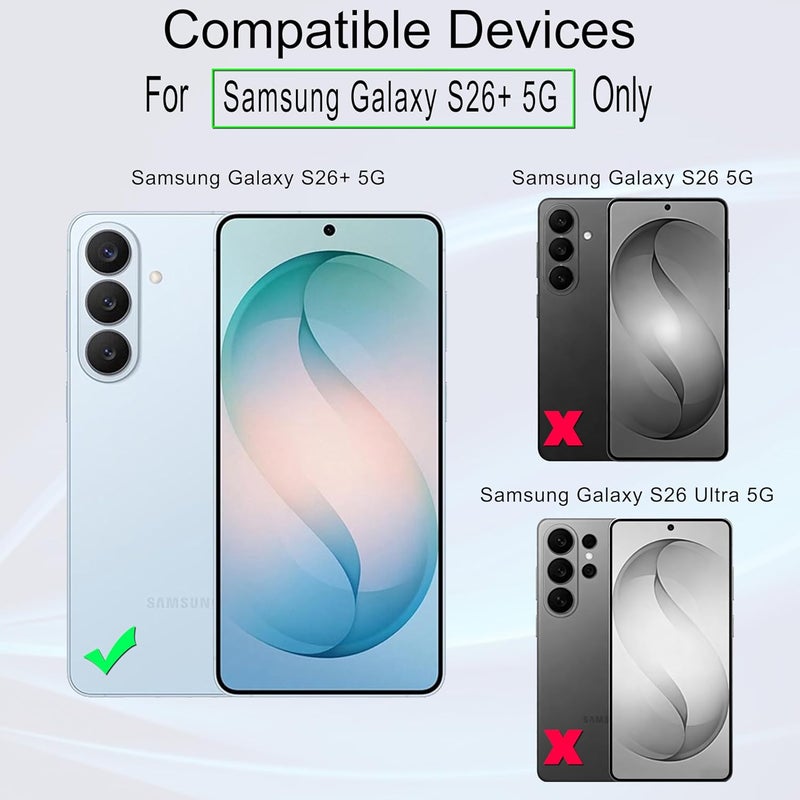 Ibywind for Samsung Galaxy S26+ 5G Screen Protector,2-Pack,9H Hardness Tempered Glass with Camera Lens Protector,Easy Installation Tool,Bubble-Free,Fingerprint Unlock,Anti-Shatter,Anti-Scratch - Image 2