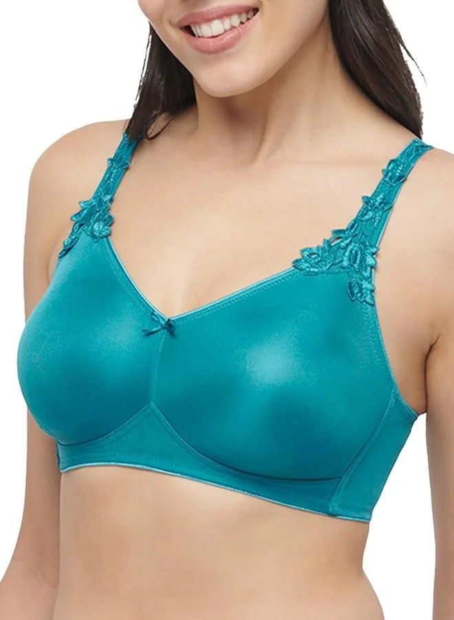 Triumph Triumph Minimizer Bra for Women Non Wired Non Padded Full Coverage Soft Breathable Fabric High Support Bust Minimizing Effect Comfortable Everyday Bra Unknown 34C Pack of 1 Green