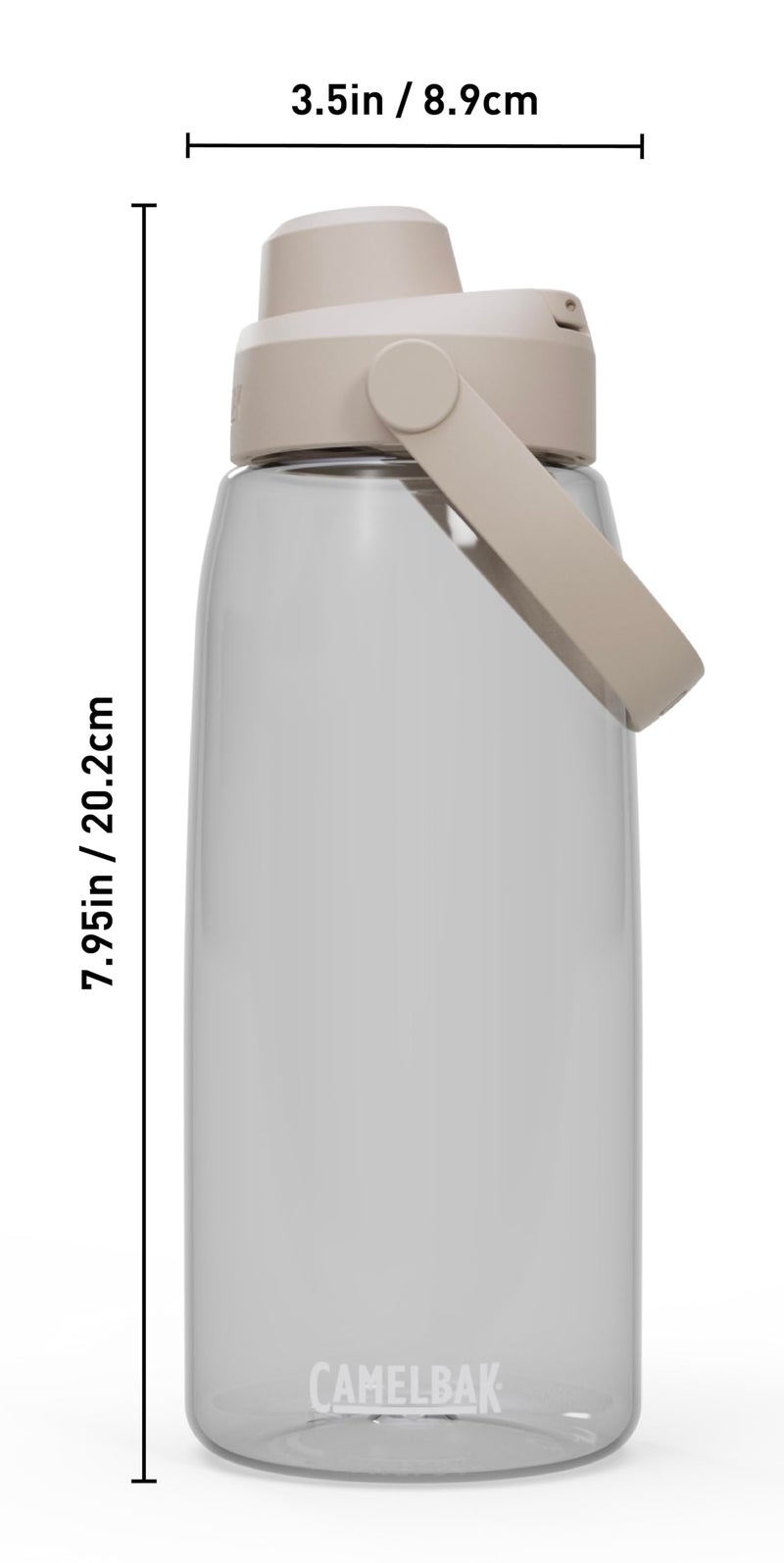 كاميلباك زجاجة مياه Camelbak Thrive Chug Tritan Renew شفافة 32oz - Image 3