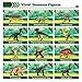 FRUSE Jurassic Dinosaur Toys12 PCS Realistic Dino FigurinesEducational Dino Figure Playset with Information Dino BookDinosaur Toys for Kids 35 - Image 3
