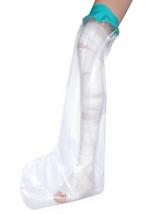 Aeaocvo Cast Covers for Shower Leg, Waterproof Cast Protector for Shower Leg Adult, Reusable Comfortable Watertight Protection for Legs, Foot, and Ankle - Image 1