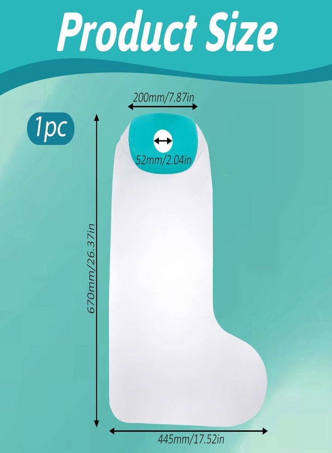 Aeaocvo Cast Covers for Shower Leg, Waterproof Cast Protector for Shower Leg Adult, Reusable Comfortable Watertight Protection for Legs, Foot, and Ankle - Image 2