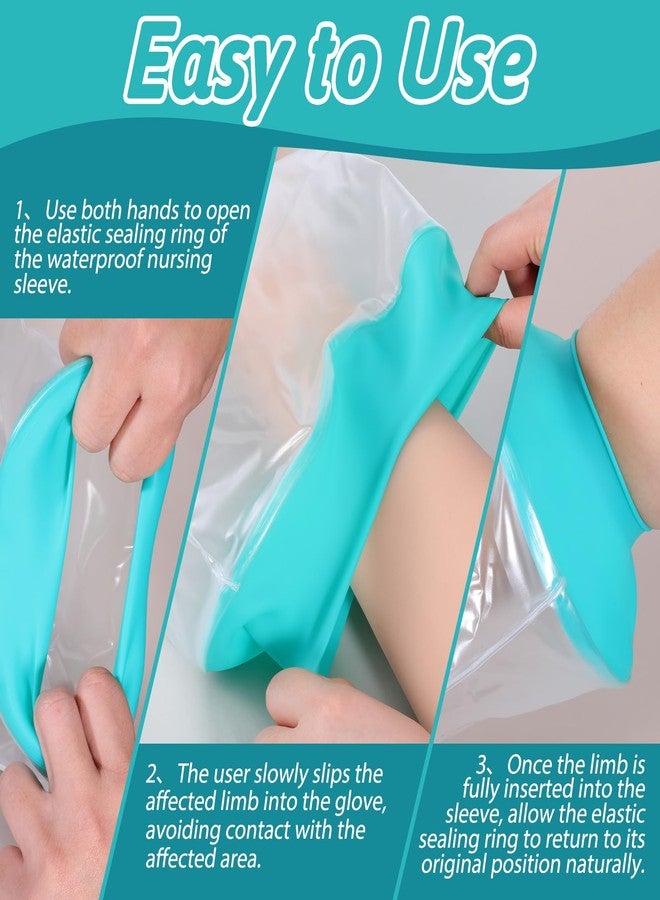 Aeaocvo Cast Covers for Shower Leg, Waterproof Cast Protector for Shower Leg Adult, Reusable Comfortable Watertight Protection for Legs, Foot, and Ankle - Image 5