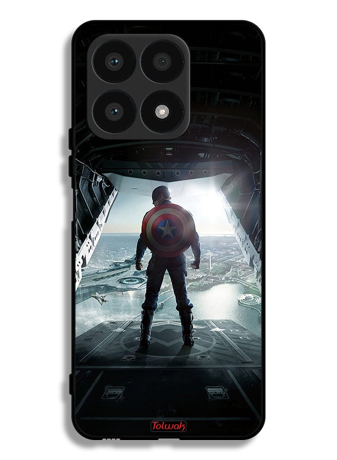 Tolwak Honor X8a Protective Case Cover Portrait Display Captain America - Image 1