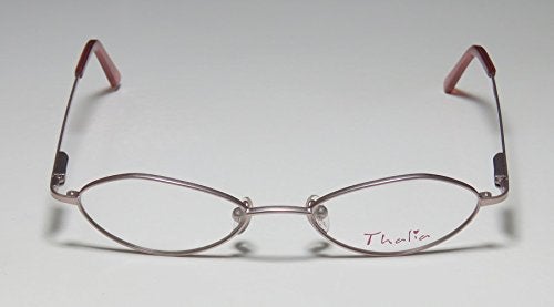 THALIA SODI نظارات ثاليا زيا للأطفال/الأولاد/الفتيات بشكل عين القط مع إطار كامل ومفصلات زنبركية عصرية (46-16-125، خوخي) - Image 3