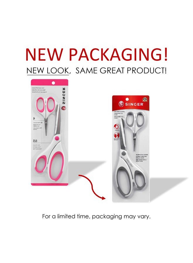 SINGER 07175 Sewing and Detail Scissors Set with Comfort Grip - Image 2