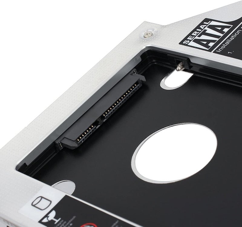 JK Vision Caddy for SSD & HDD for Optical Bay 2nd Hard Drive Caddy, Caddy 9.5mm for Laptop - Image 5