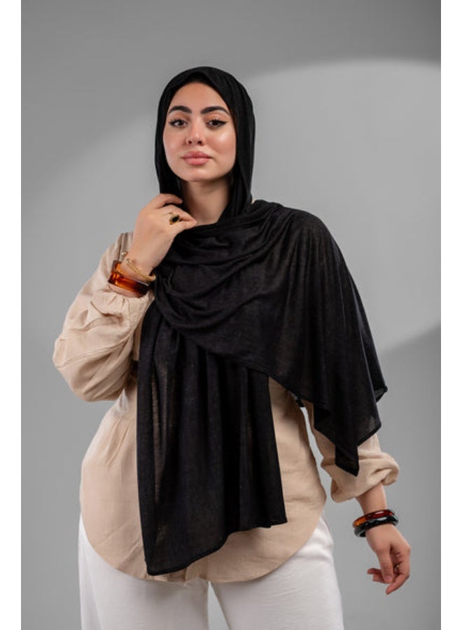 طرحة جيل لايكرا تايلاندي جيل راقية - أسود