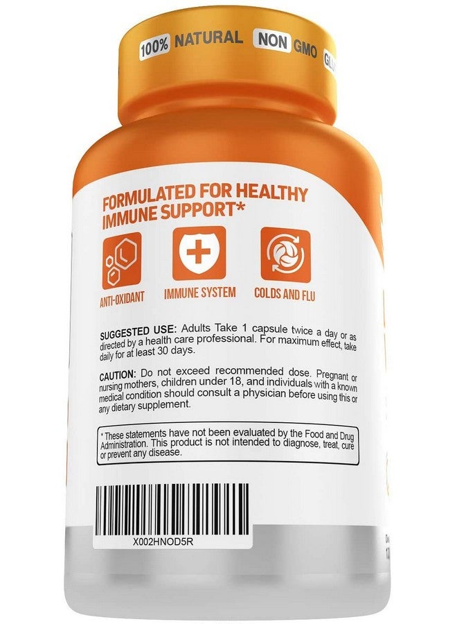 Herbtonics Liposomal Vitamin C Capsules 1500mg Immune Support Supplement | Immune System Health | High Absorption Vitamin C | Contains Collagen | 120 Vegan Capsules Non-GMO - Image 4
