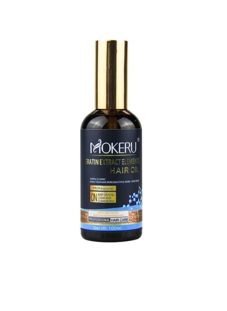 Mokeru 100ml Keratin Hair Oil for Ultimate Nourishment