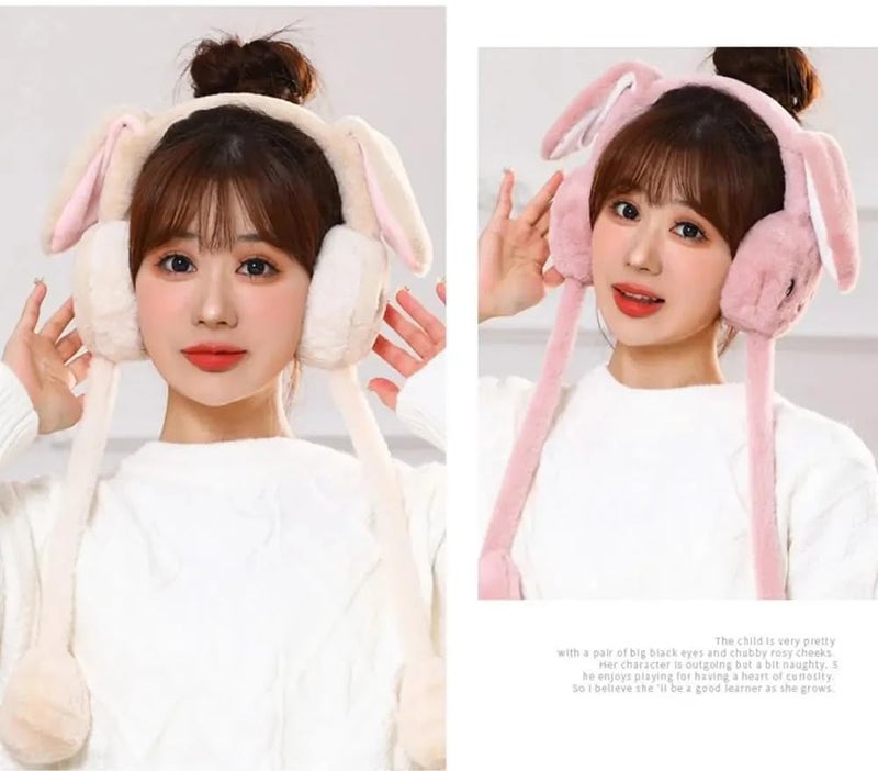 RR DESIGN Earmuffs Cute Plush Animal Ear Warmers for Women & Girls | Fluffy Furry Ear Muffs for Winter | Fluffy Furry Ear Muffs | Adorable Bunny Fluffy Ear Warmers (Brown) - Image 5