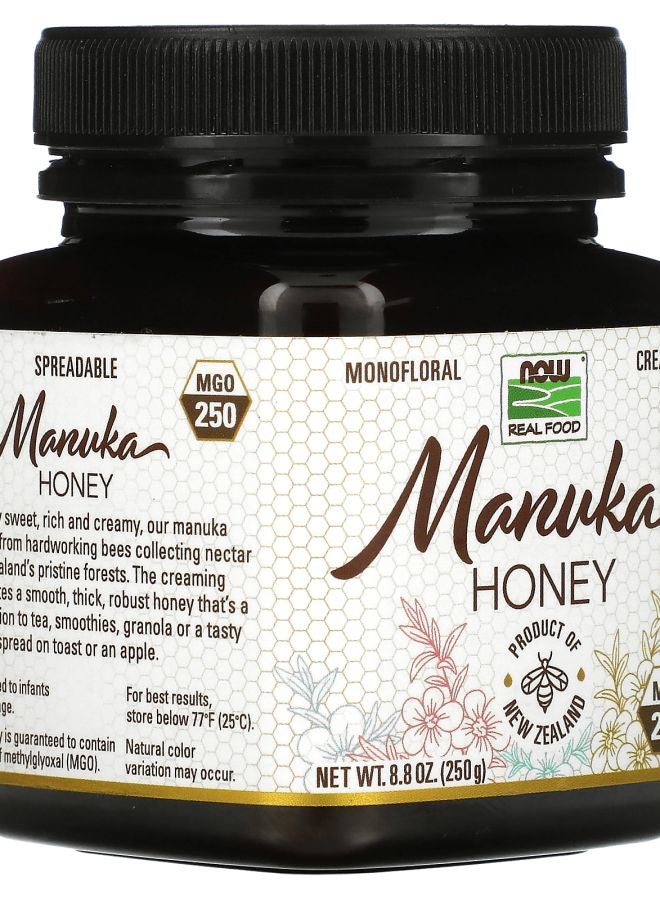 now Real Food Manuka Honey MGO 250 8.8 oz (250 g) - Image 2