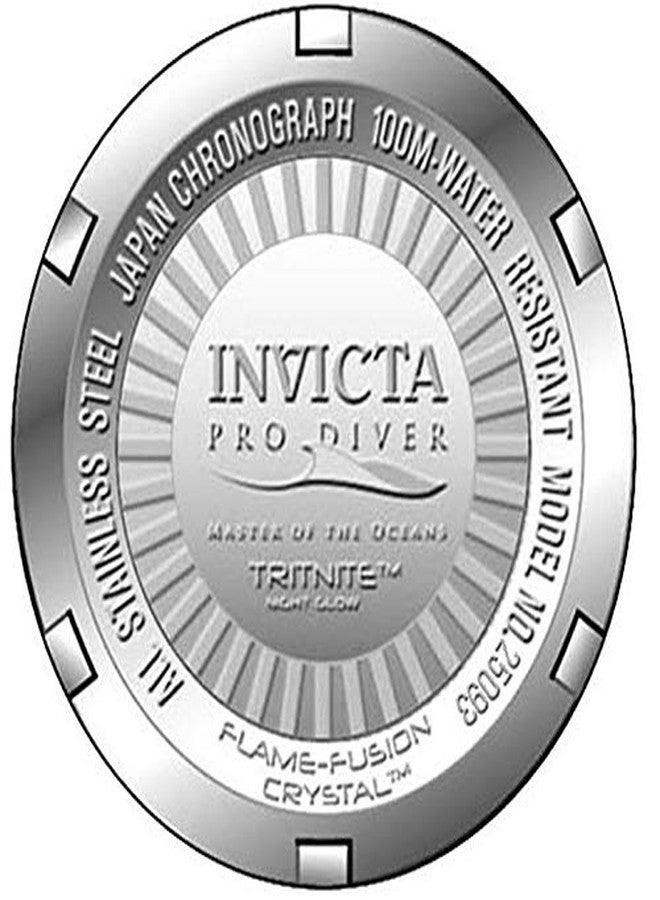 Invicta Men's Pro Diver Scuba Quartz Chronograph Carbon Fiber Bezel Abalone Dial Bracelet Watch, 50mm, Two Tone, large, Diver,Chronograph,Quartz Movement - Image 3