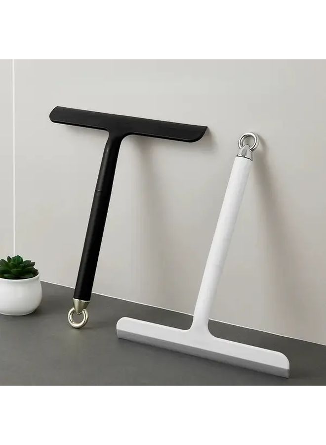 Ivory White Glass and Surface Cleaner with Scraping Blade for Kitchen Bathroom Shower Mirrors Tiles - Image 1