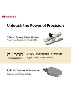 Havells Havells Mixwell - N 500W 3 Jar Mixer Grinder  - Image 5