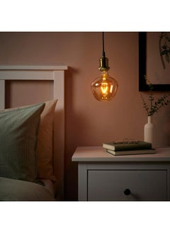بيوينتي لمبة LED E27 120 لومن، زجاج شفاف بني على شكل جرس، 132 مم  - Image 4