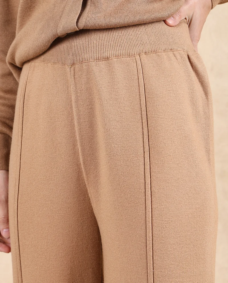 Rareism Women's Oversized Fit Plain Trouser