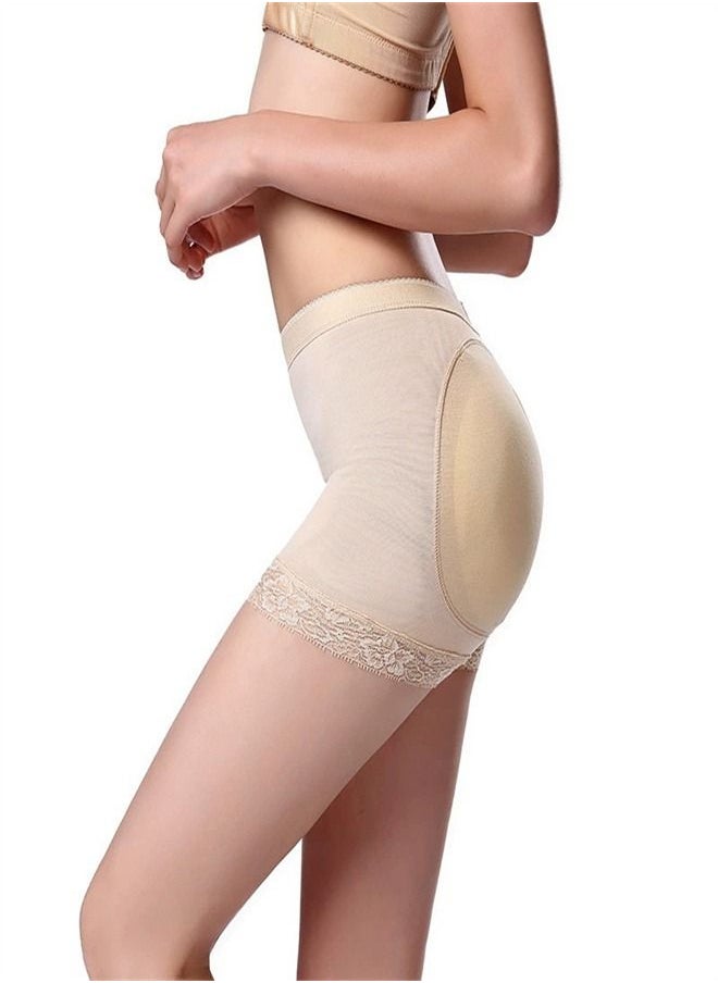 Generic Breathable Padded Hip Shaping Pants Beige  - Image 3