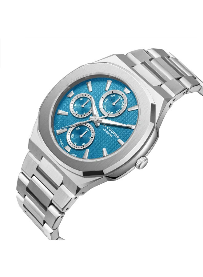 لي كوبر Men's Metal Multi Function Watch LC08047.390 - 45 mm