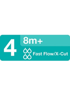 evenflo Evenflo Feeding Balance Plus Wide Neck Nipples for The Balance Plus Wide Neck Baby Bottles - Helps Reduce Colic - Fast Flow/X-Cut, 8 Months and Up (Pack of 2)  - Image 4