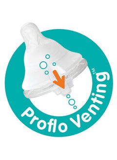evenflo Evenflo Feeding Balance Plus Wide Neck Nipples for The Balance Plus Wide Neck Baby Bottles - Helps Reduce Colic - Fast Flow/X-Cut, 8 Months and Up (Pack of 2)  - Image 3