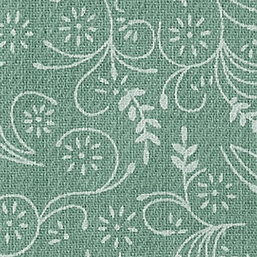 Jacob Alexander Men's Regular Floral Neck Tie - Dusty Sage - Image 4