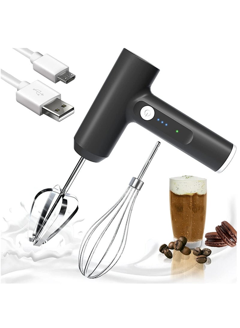 Generic Hand Mixer, Cordless Electric Whisk with 3-Speed Self-Control, 304 Stainless Steel Beaters for Butter Tarts, Cakes, Cookies  - Image 1