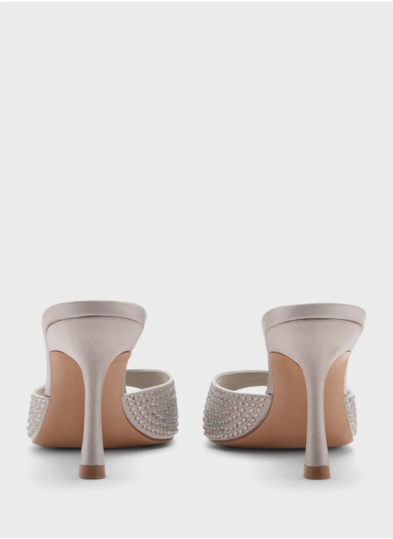 MANGO Ivana-A Mid Heel Sandals