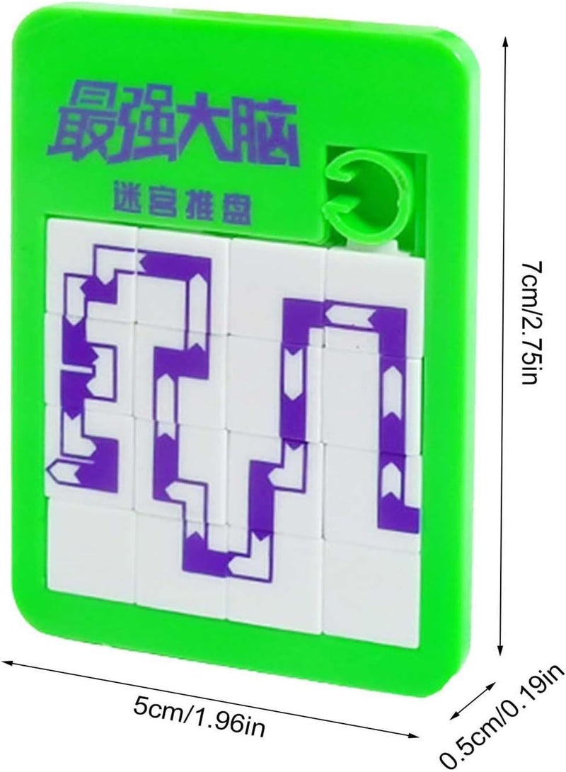 GGOOT Slide Game Puzzle,Pocket-Sized 16 Klotski Puzzle For Brainstorm - Pocket-Sized Klotski Puzzle Slide Number Puzzle Brain Training Jigsaw Intelligence Toy For Teacher Awards - Image 4